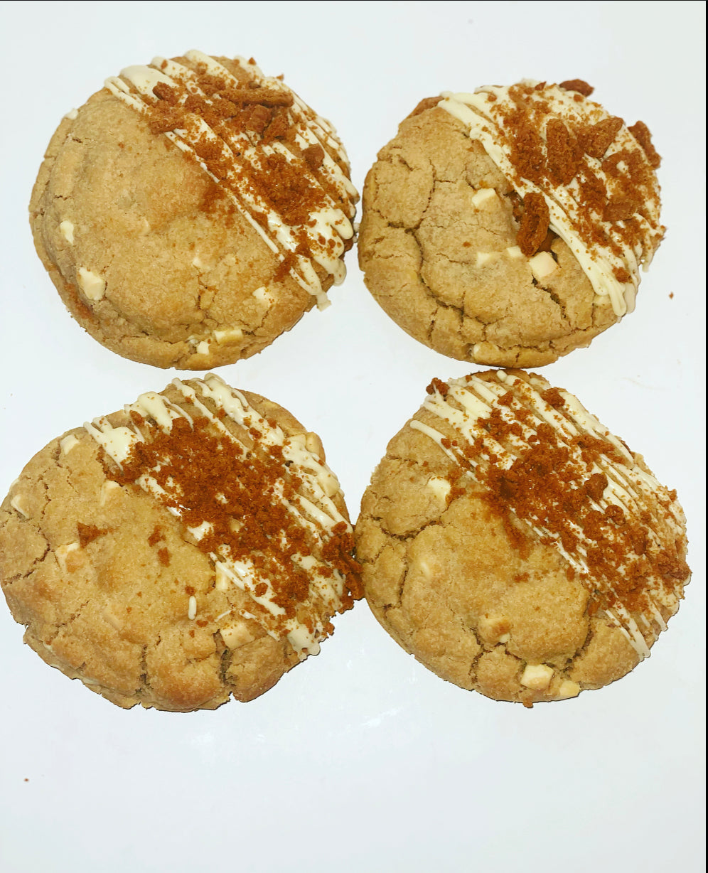 Caramelised Biscuit Stuffed Cookies